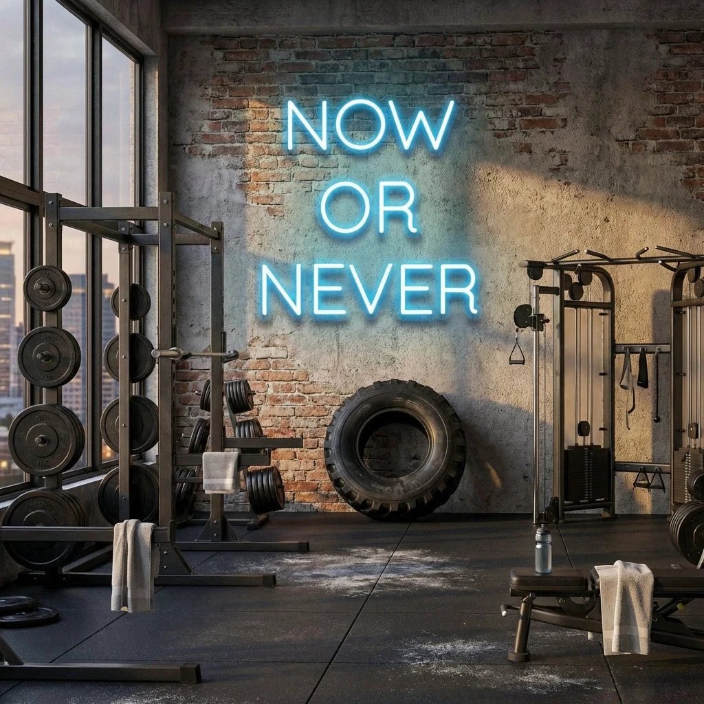 Now Or Never Led Neon Sign Light