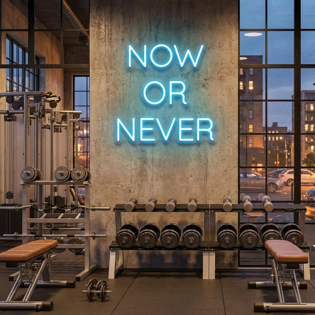 Now Or Never Led Neon Sign Light