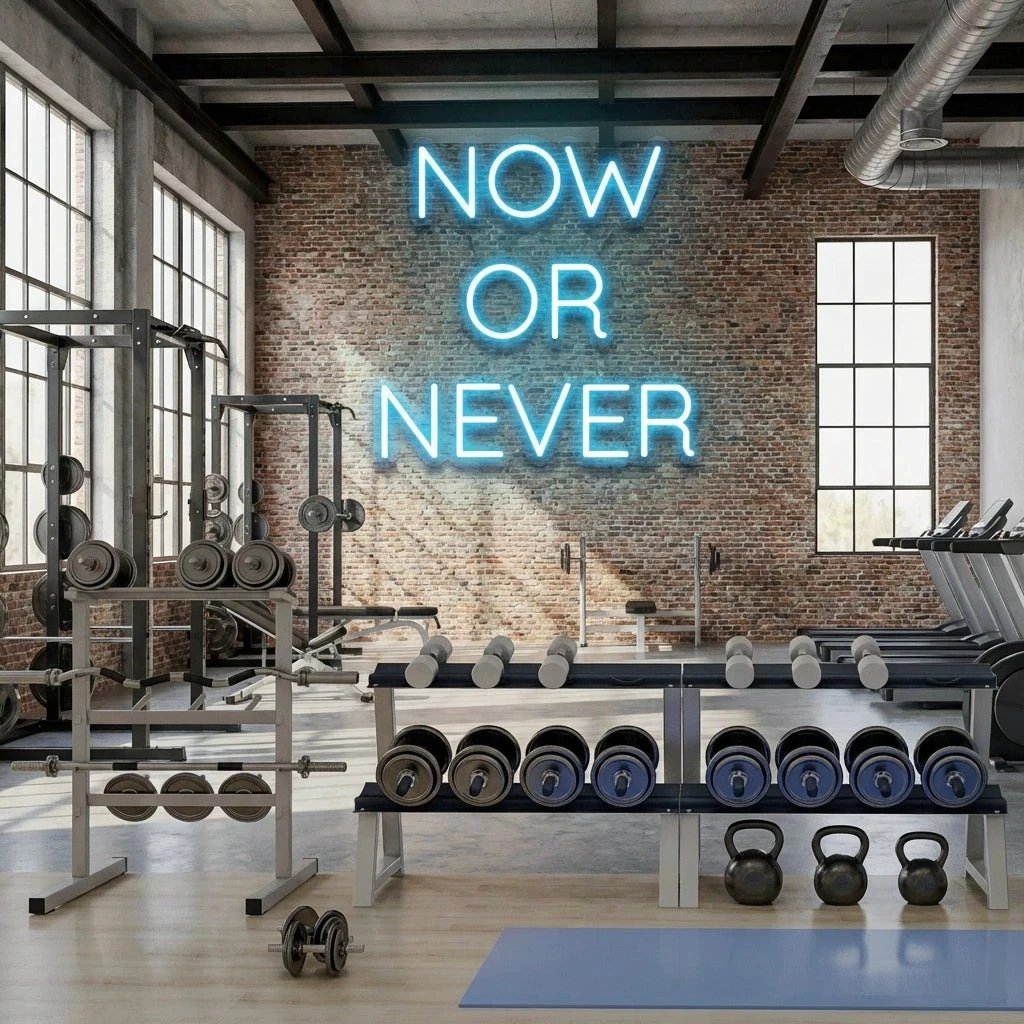Now Or Never Led Neon Sign Light