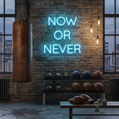 Now Or Never Led Neon Sign Light
