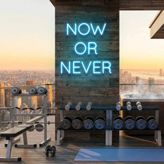 Now Or Never Led Neon Sign Light