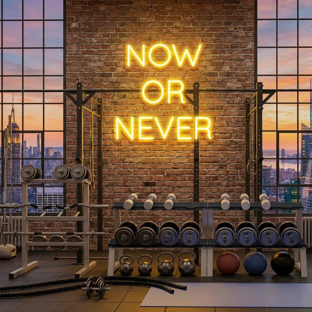 Now Or Never Led Neon Sign Light