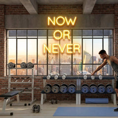Now Or Never Led Neon Sign Light