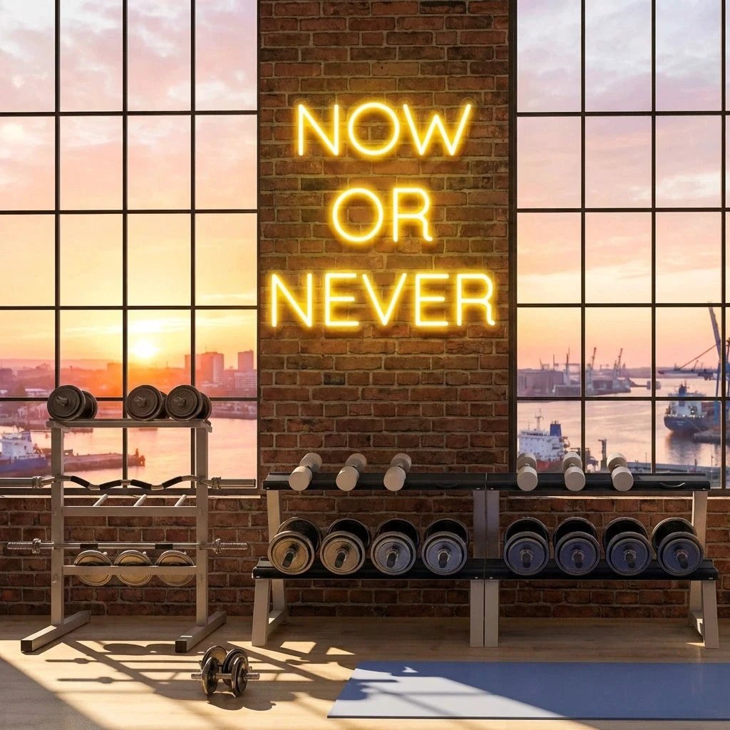 Now Or Never Led Neon Sign Light