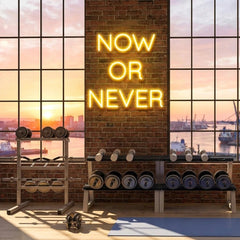 Now Or Never Led Neon Sign Light