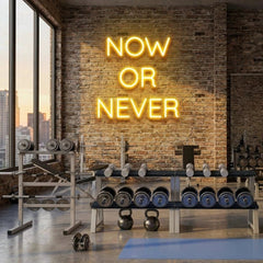 Now Or Never Led Neon Sign Light