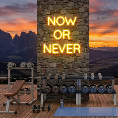 Now Or Never Led Neon Sign Light