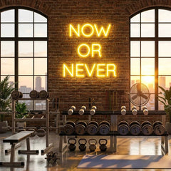 Now Or Never Led Neon Sign Light