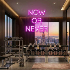 Now Or Never Led Neon Sign Light