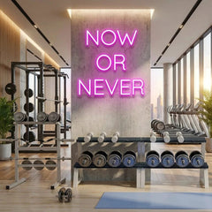 Now Or Never Led Neon Sign Light