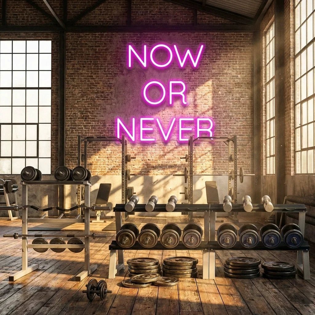 Now Or Never Led Neon Sign Light