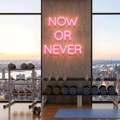 Now Or Never Led Neon Sign Light