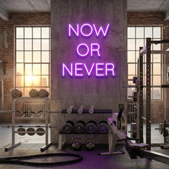 Now Or Never Led Neon Sign Light