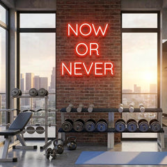 Now Or Never Led Neon Sign Light