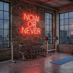 Now Or Never Led Neon Sign Light