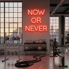 Now Or Never Led Neon Sign Light