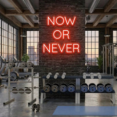 Now Or Never Led Neon Sign Light