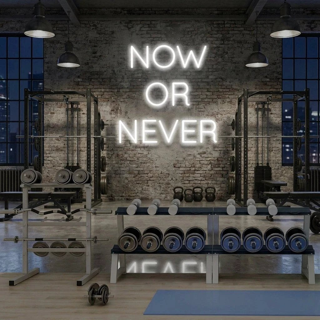 Now Or Never Led Neon Sign Light