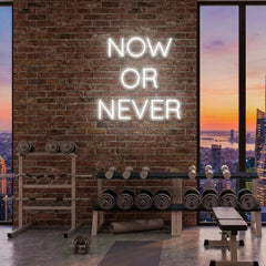 Now Or Never Led Neon Sign Light