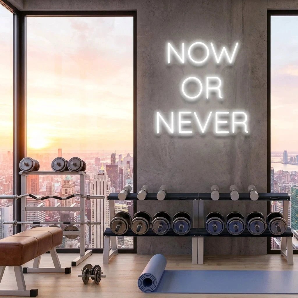 Now Or Never Led Neon Sign Light