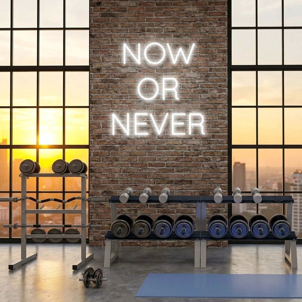 Now Or Never Led Neon Sign Light