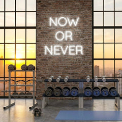 Now Or Never Led Neon Sign Light