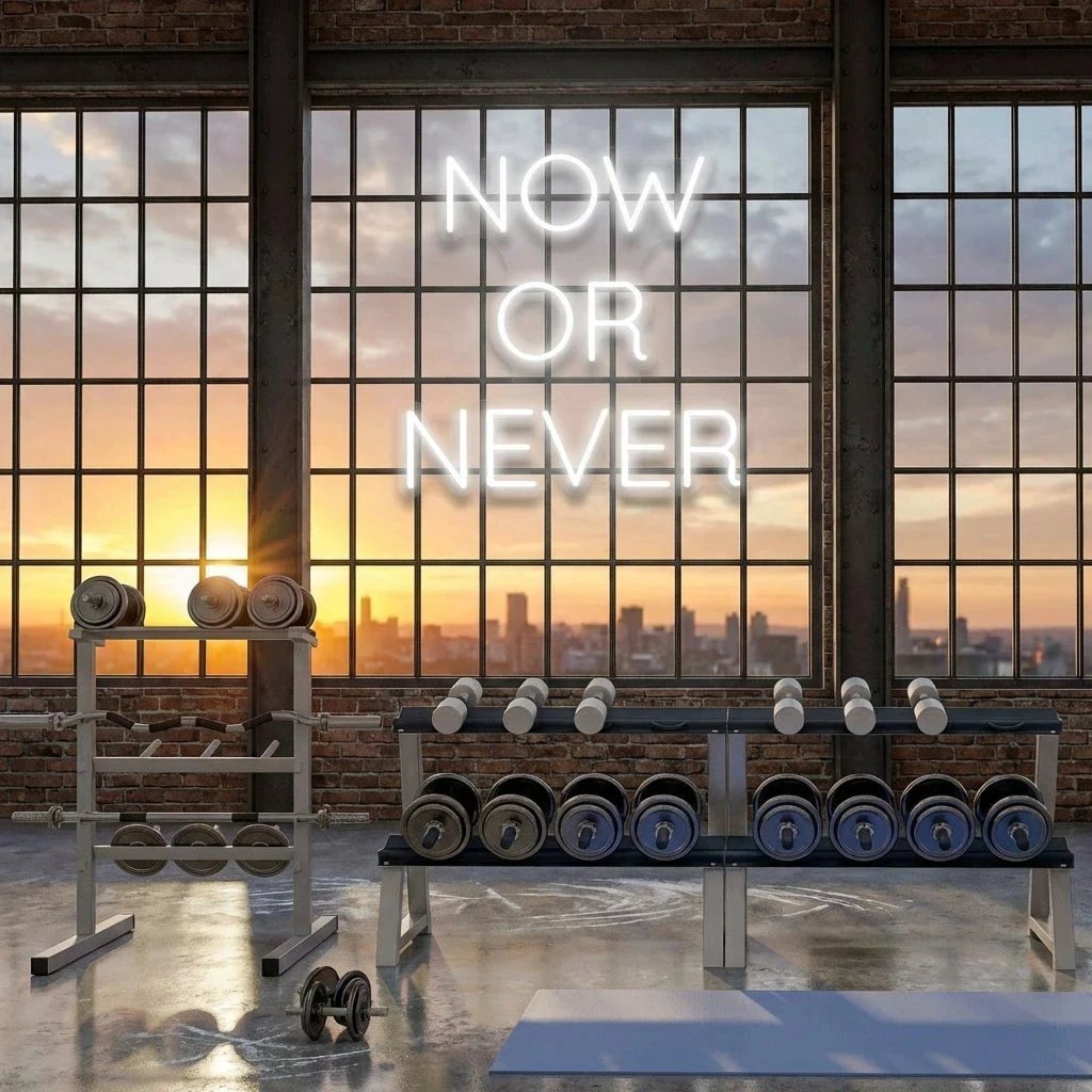 Now Or Never Led Neon Sign Light