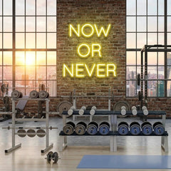 Now Or Never Led Neon Sign Light
