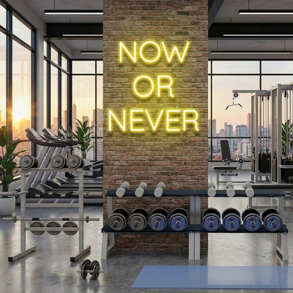 Now Or Never Led Neon Sign Light