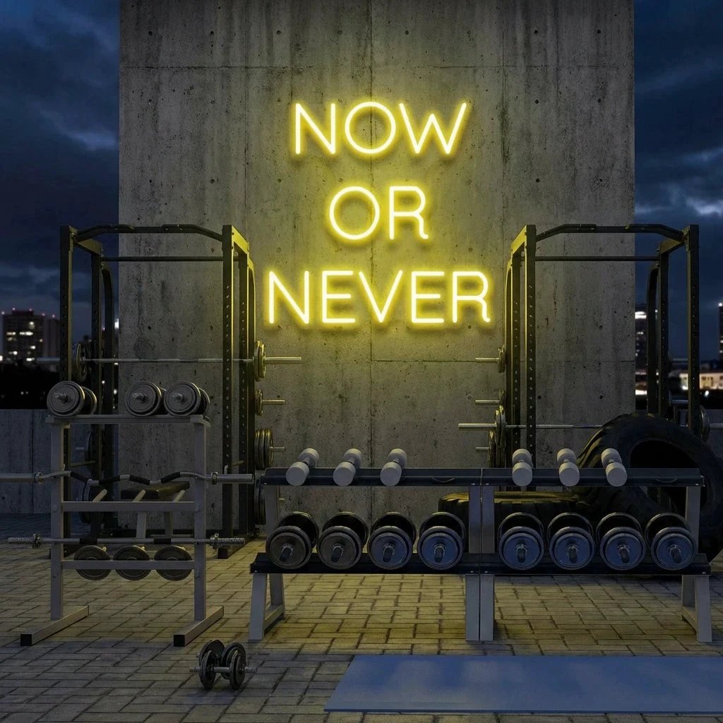 Now Or Never Led Neon Sign Light