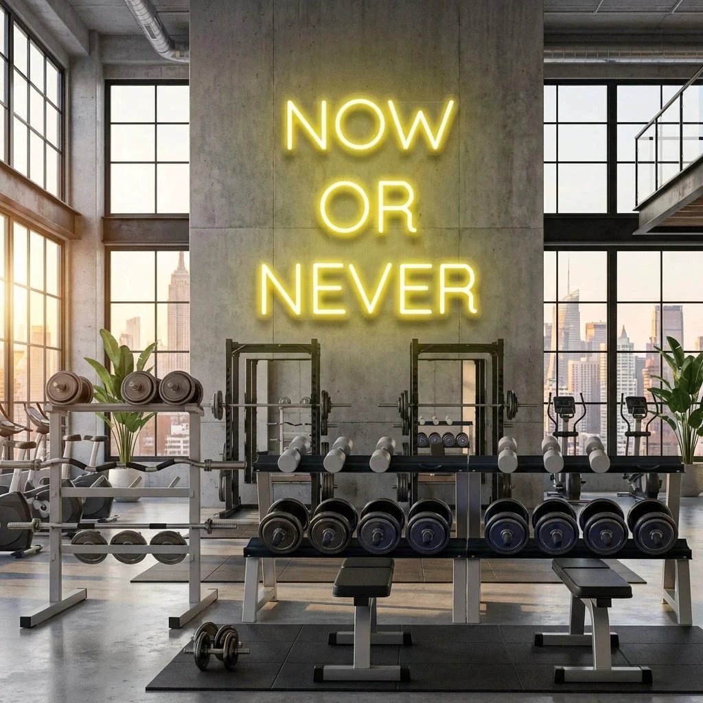 Now Or Never Led Neon Sign Light
