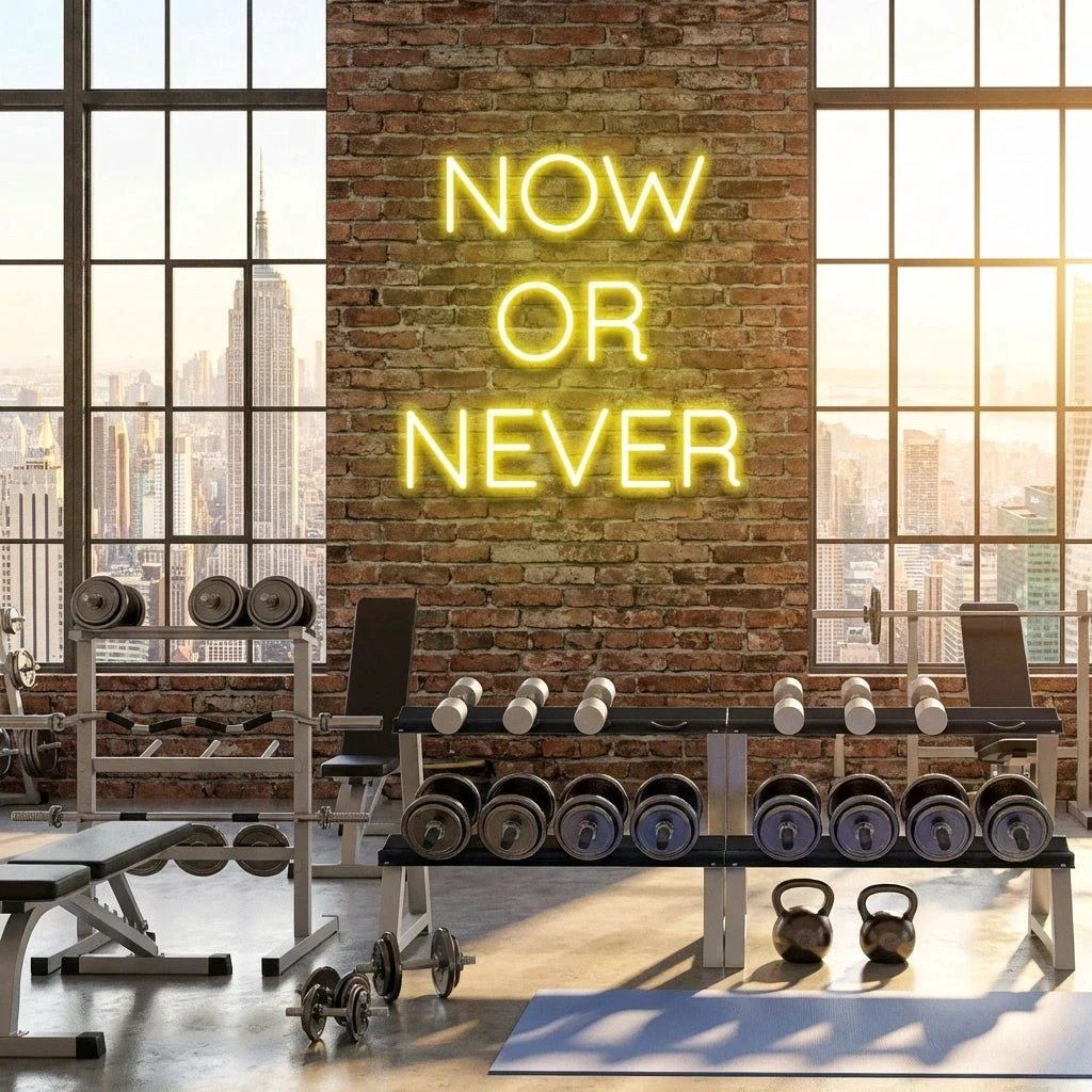 Now Or Never Led Neon Sign Light