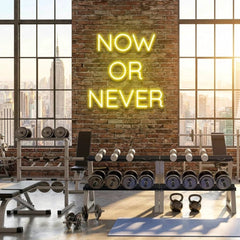 Now Or Never Led Neon Sign Light