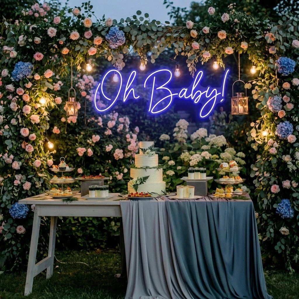 Oh Baby Led Neon Sign Light