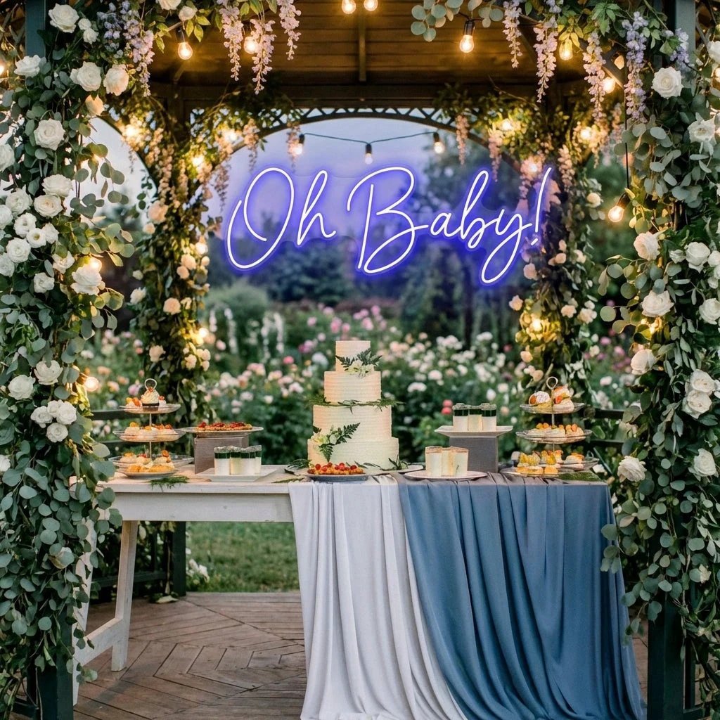 Oh Baby Led Neon Sign Light