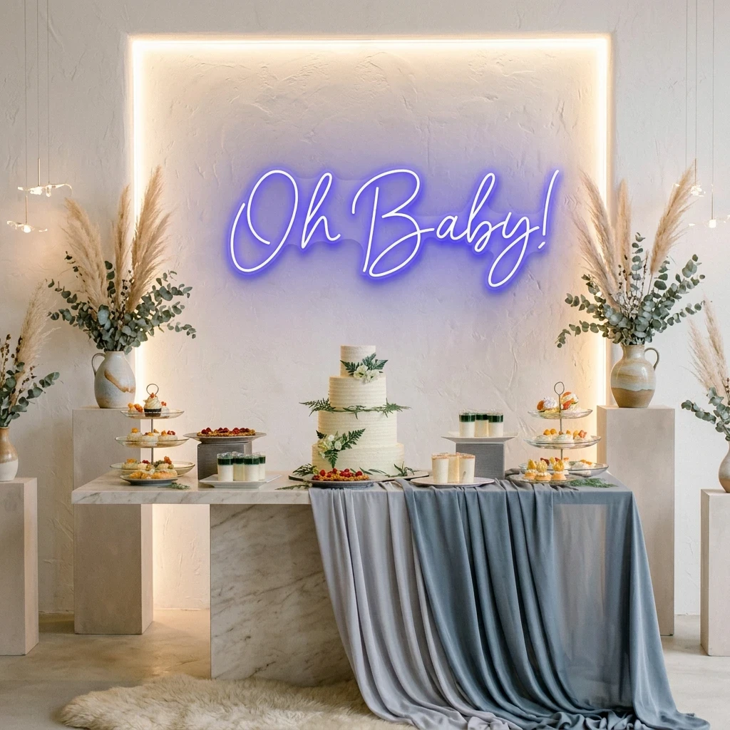 Oh Baby Led Neon Sign Light