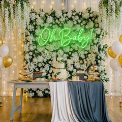 Oh Baby Led Neon Sign Light