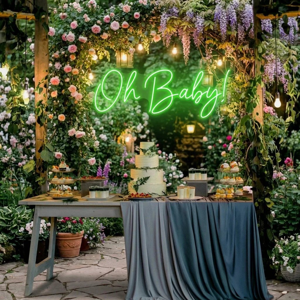 Oh Baby Led Neon Sign Light