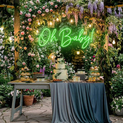 Oh Baby Led Neon Sign Light