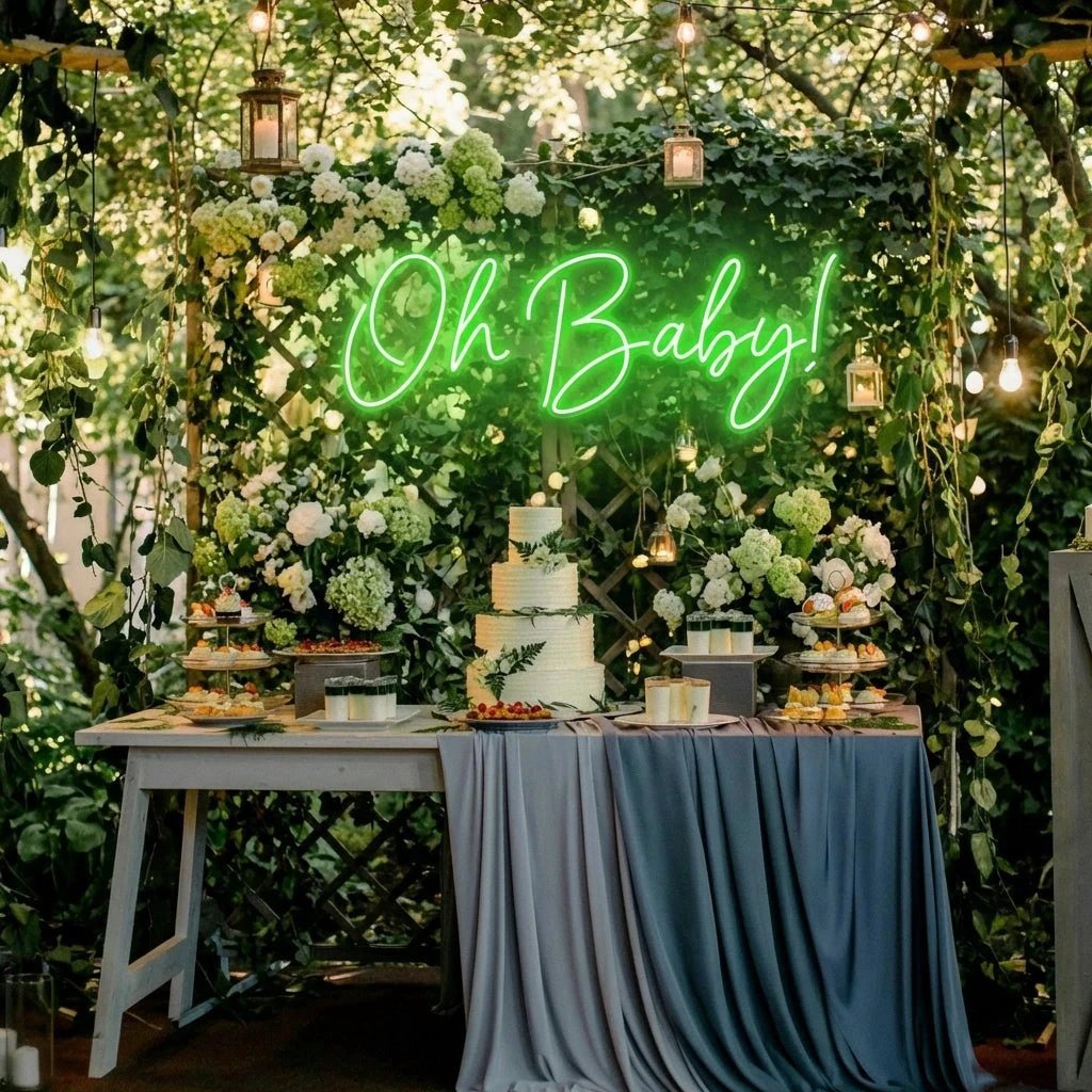 Oh Baby Led Neon Sign Light