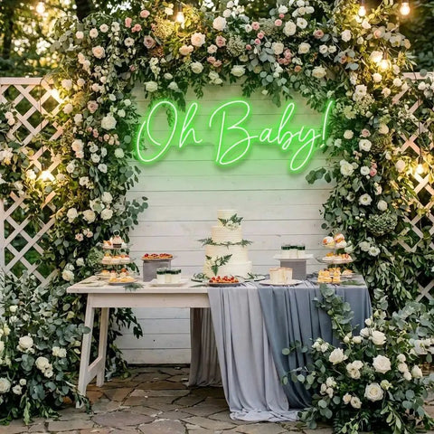 Oh Baby Led Neon Sign Light