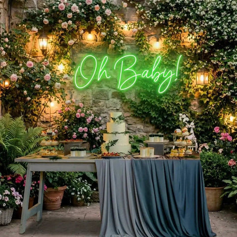 Oh Baby Led Neon Sign Light