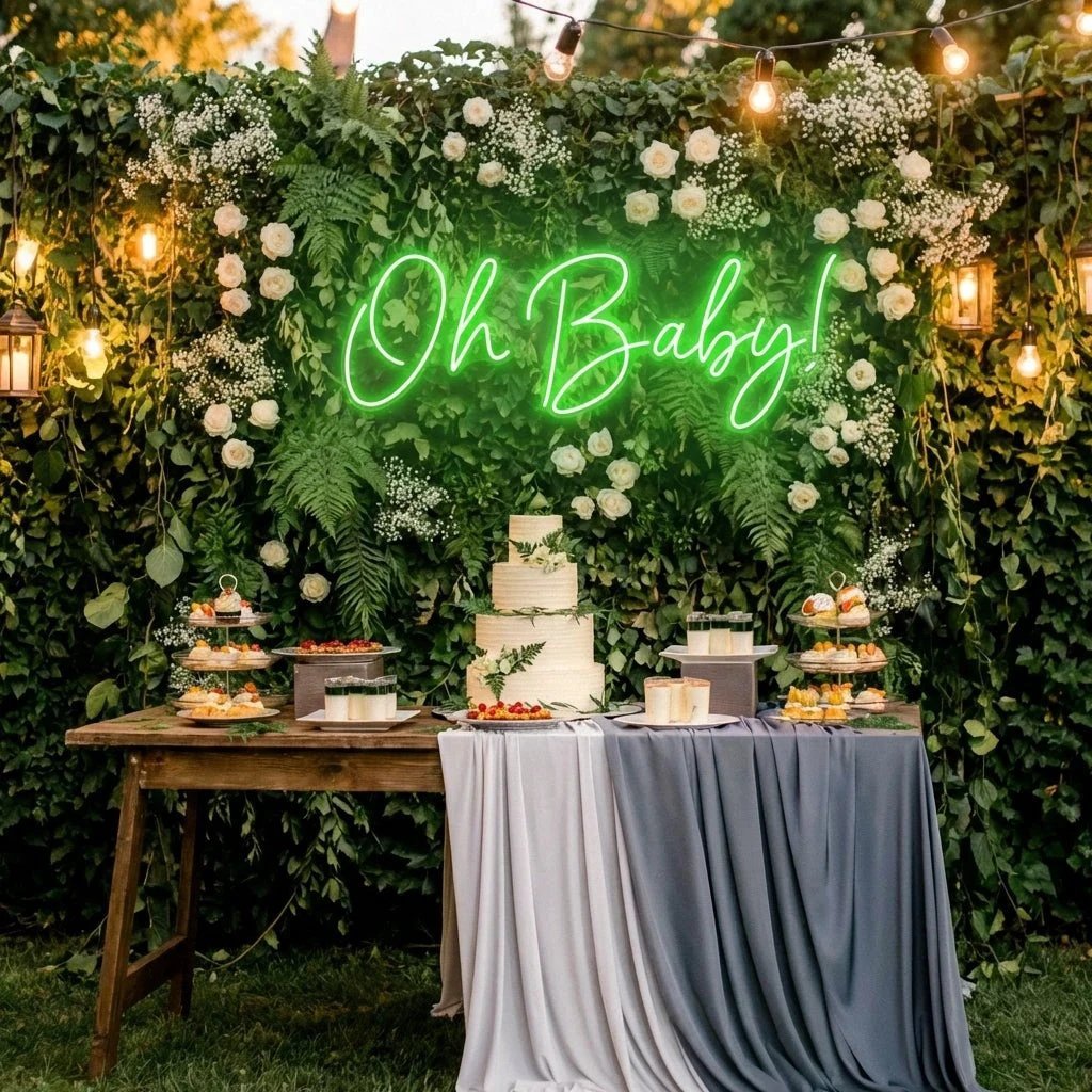 Oh Baby Led Neon Sign Light