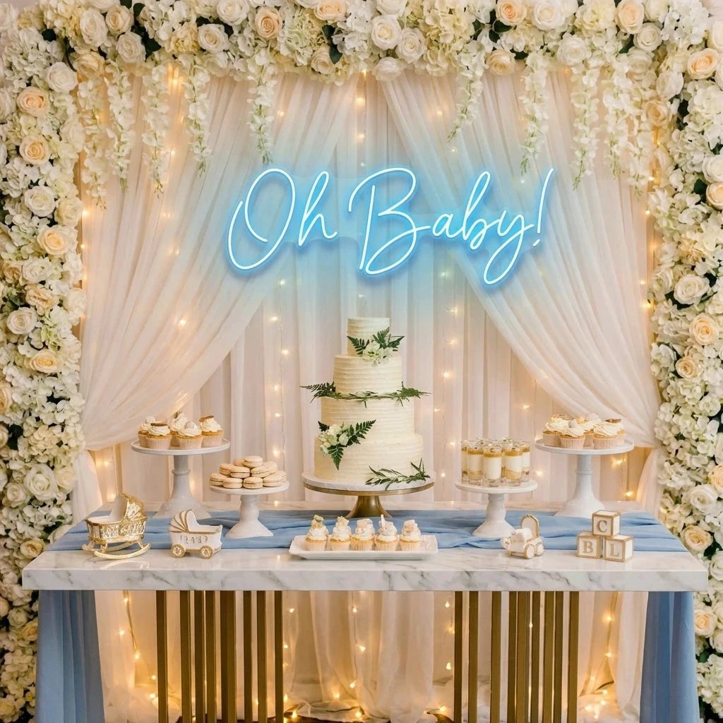 Oh Baby Led Neon Sign Light