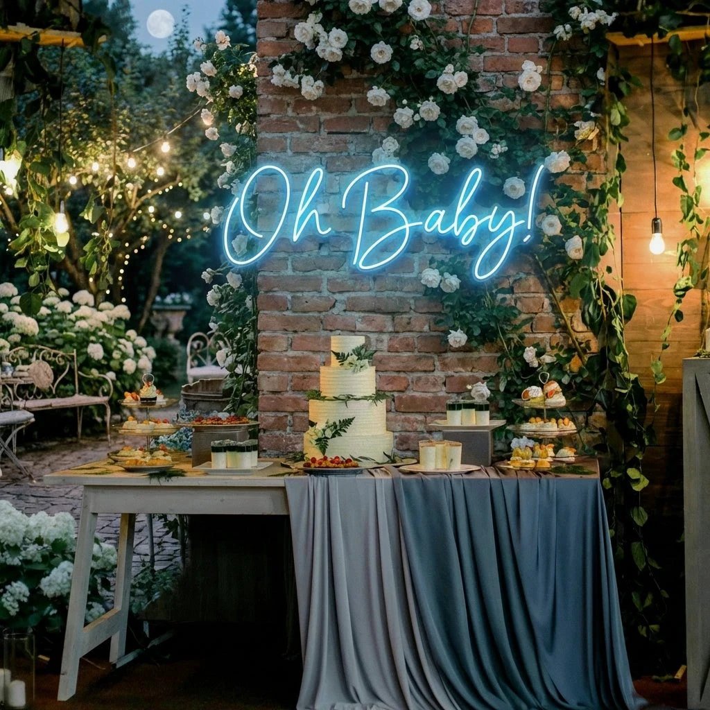 Oh Baby Led Neon Sign Light