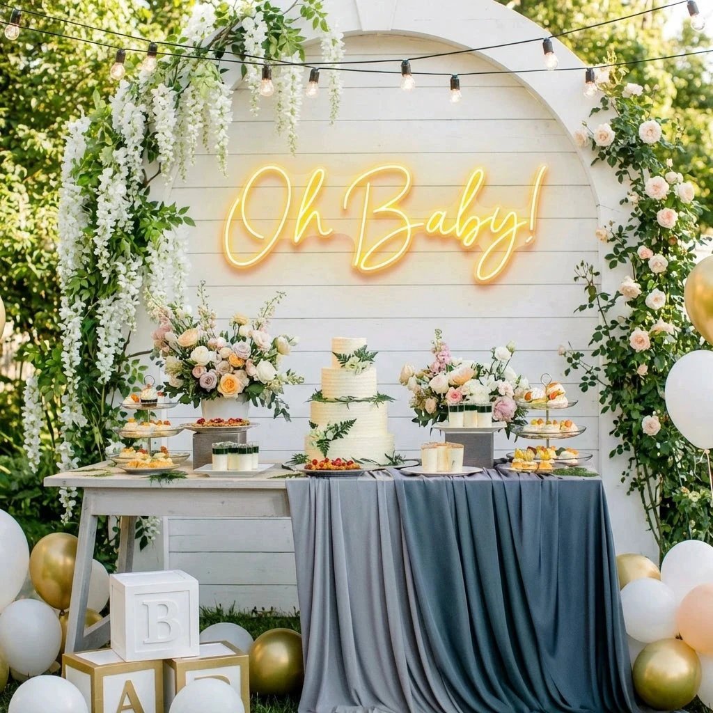 Oh Baby Led Neon Sign Light