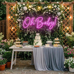 Oh Baby Led Neon Sign Light