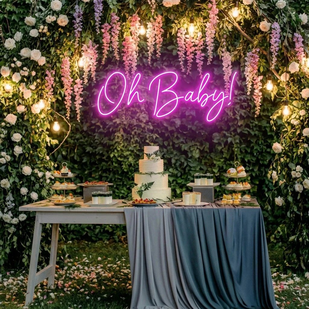 Oh Baby Led Neon Sign Light