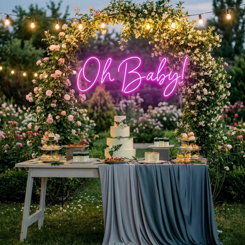 Oh Baby Led Neon Sign Light