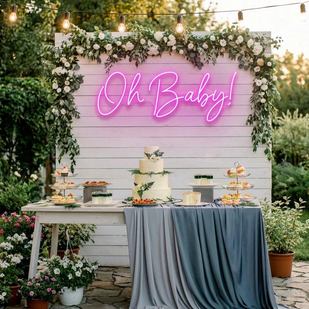 Oh Baby Led Neon Sign Light